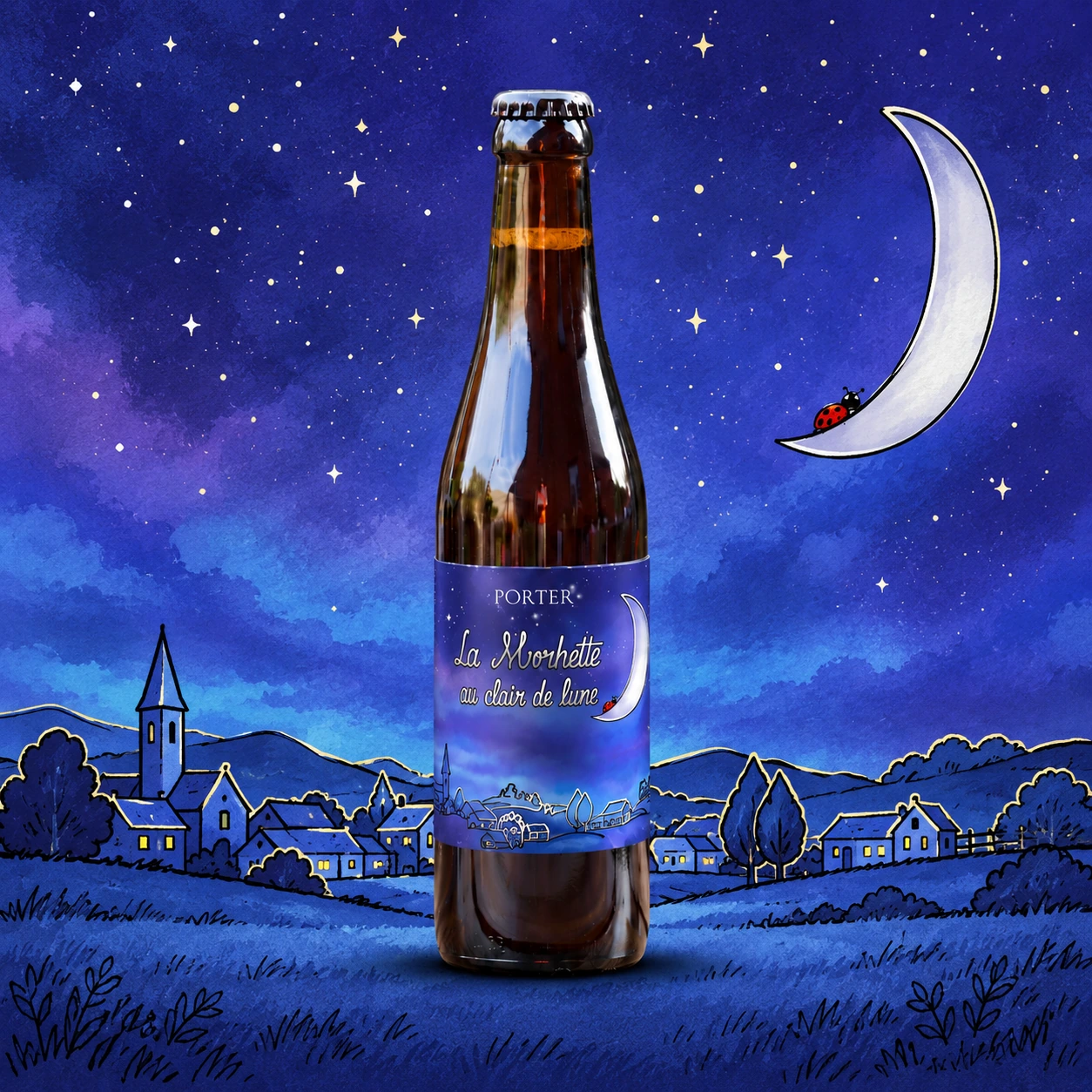 La Morhette au clair de lune